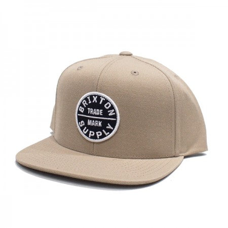 BRIXTON　キャップ　"OATH III SNAPBACK CAP"　(Sand)