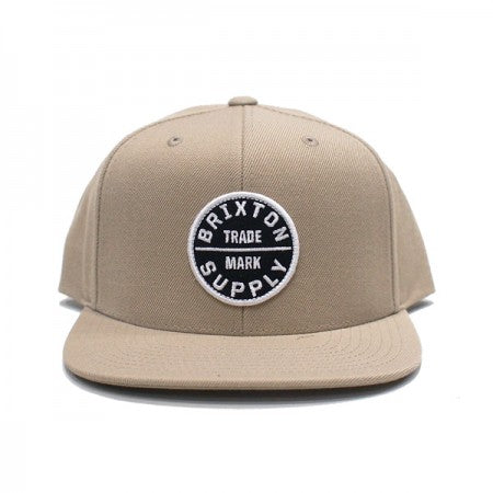 BRIXTON　キャップ　"OATH III SNAPBACK CAP"　(Sand)