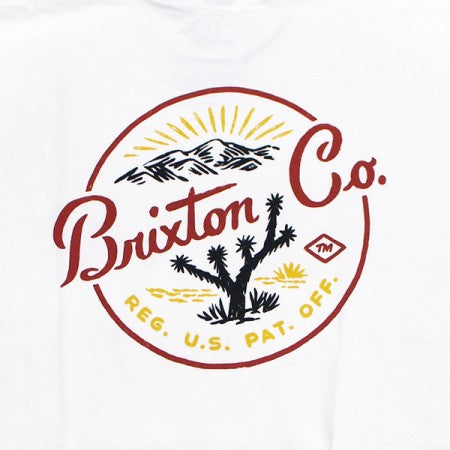 ★30%OFF★ BRIXTON　Tシャツ　"JOSHUA S/S STANDARD TEE"　(White)
