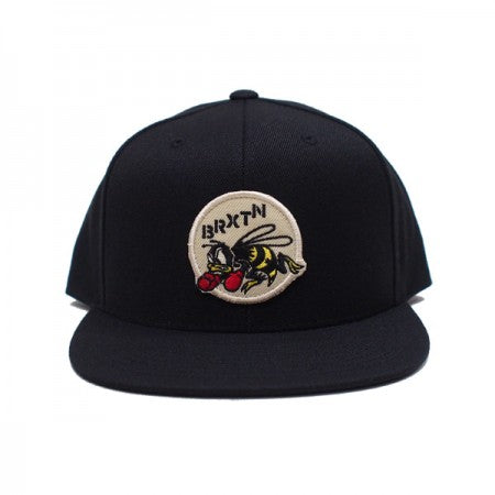 BRIXTON　キャップ　"STINGER MP SNAPBACK CAP"　(Black)