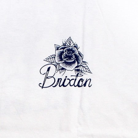 BRIXTON　Tシャツ　"LOST HIGHWAY S/S STANDARD TEE"　(White)