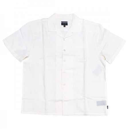 ★30%OFF★ BRIXTON　S/Sシャツ　"BUNKER S/S WOVEN"　(Off White / Off White)