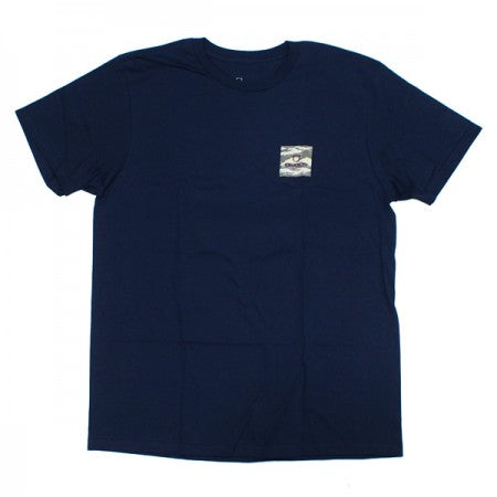 ★30%OFF★ BRIXTON　Tシャツ　"ALPHA SQUARE S/S STANDARD TEE"　(Washed Navy / Off White Tiger Camo)