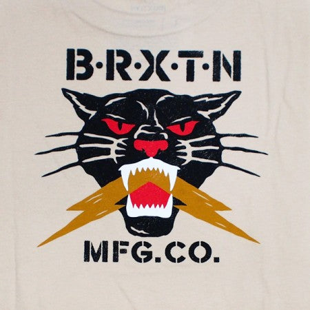BRIXTON　Tシャツ　"SPARKS S/S TAILORED TEE"　(Smoke Gray)