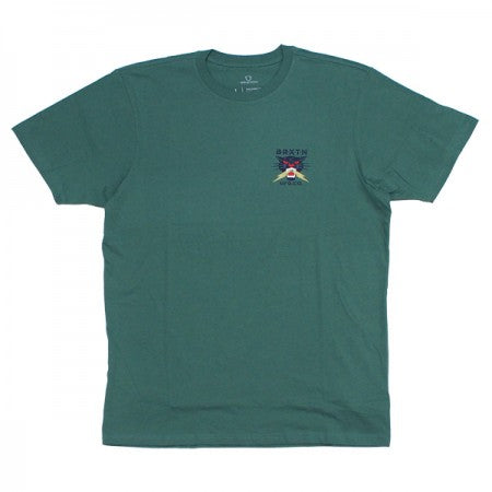 BRIXTON　Tシャツ　"SPARKS S/S TAILORED TEE"　(Spruce)