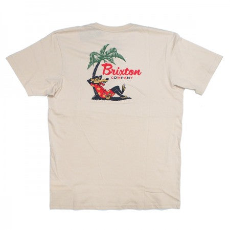 BRIXTON　Tシャツ　"LEISURE S/S TAILORED TEE"　(Smoke Gray)
