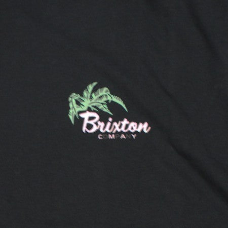 BRIXTON　Tシャツ　"LEISURE S/S TAILORED TEE"　(Black)