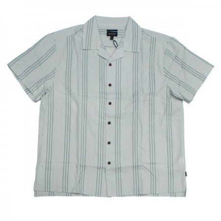 BRIXTON　S/Sシャツ　"BUNKER RESERVE COOL WEIGHT S/S WOVEN"　(Mineral Gray)