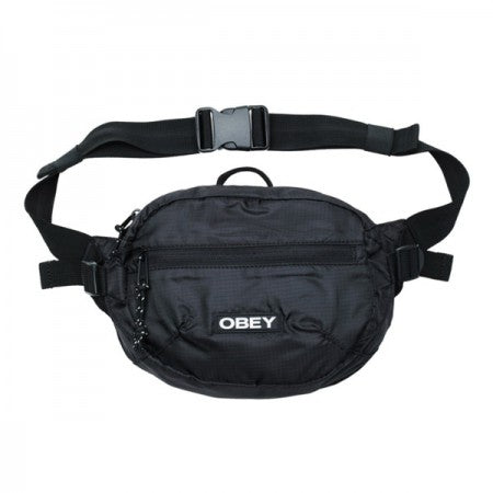 OBEY　ウエストポーチ　"COMMUTER WAIST BAG"　(Black)