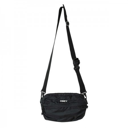 OBEY　ミニショルダーバッグ　"COMMUTER TRAVELER BAG"　(Black)