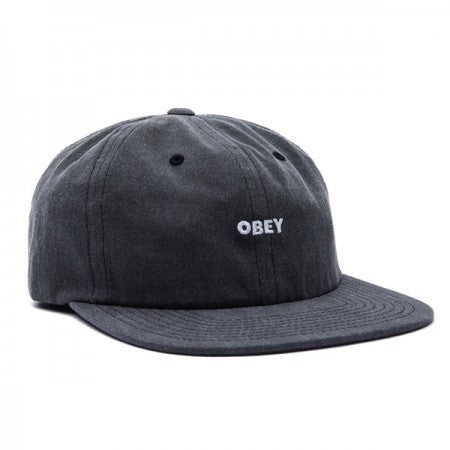 OBEY　キャップ　“PIGMENT 6 PANEL STRAPBACK”　(Black)