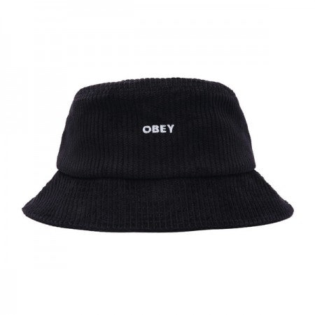 OBEY　ハット　"BOLD CORD BUCKET HAT"　(Black)