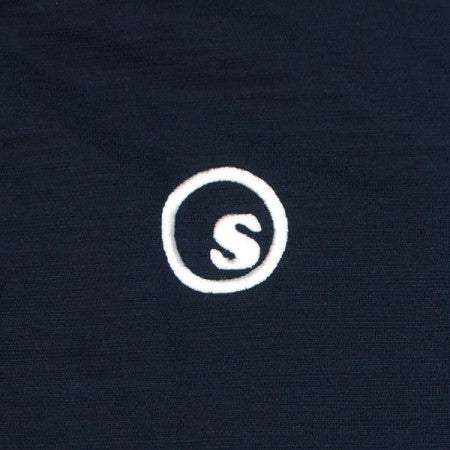 seedleSs　Tシャツ　"SLAB EMB S/S TEE"　(Navy)