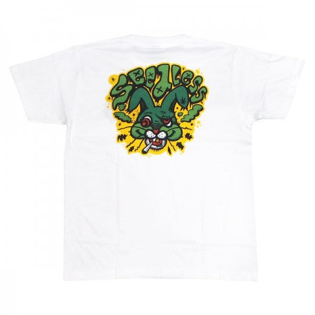 seedleSs　Tシャツ　"BAD RABBIT ATTITUDE S/S TEE"　(White)