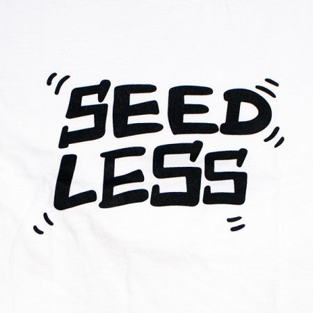 ★30%OFF★ seedleSs　Tシャツ　"SOFT WRITING LOGO S/S TEE"　(White)