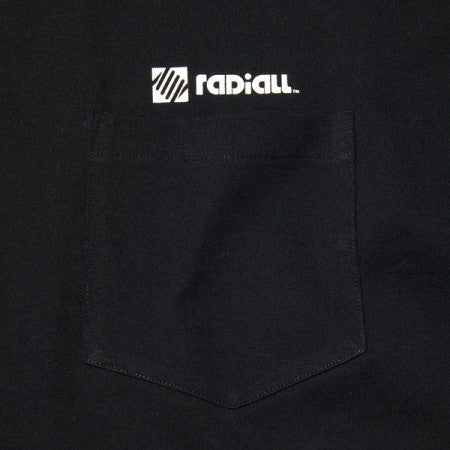 RADIALL　Tシャツ　"COIL CREW NECK T-SHIRT S/S"　(Black)