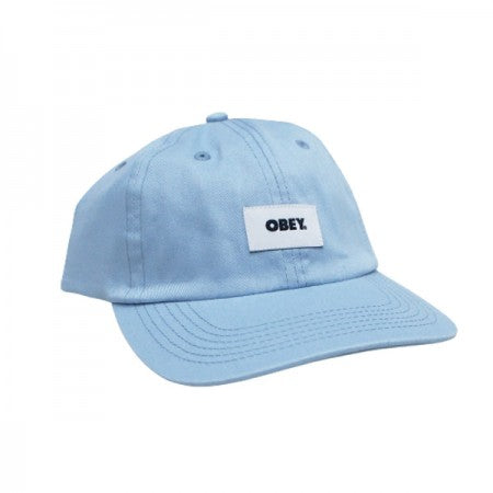 OBEY　キャップ　"BOLD LABEL ORGANIC 6 PANEL STRAPBACK CAP"　(Good Gray)