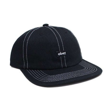 OBEY　キャップ　"MAC 6 PANEL SNAPBACK CAP"　(Black)