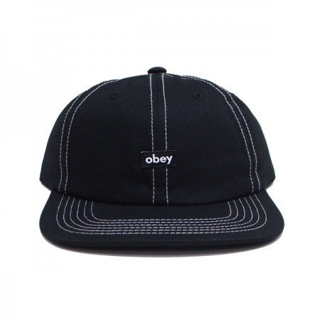 OBEY　キャップ　"MAC 6 PANEL SNAPBACK CAP"　(Black)