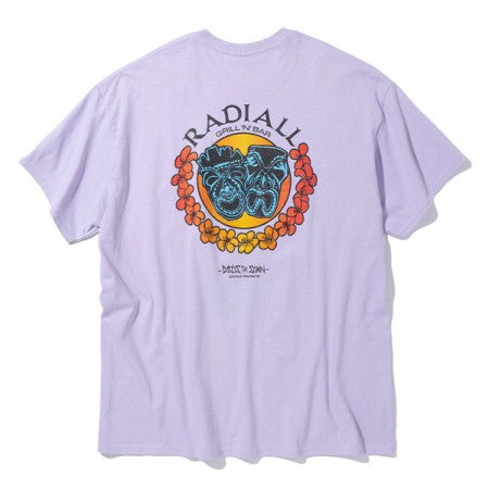 RADIALL　Tシャツ　"TWO FACE CREW NECK T-SHIRT S/S"　(Purple)