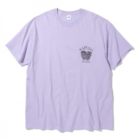 RADIALL　Tシャツ　"TWO FACE CREW NECK T-SHIRT S/S"　(Purple)