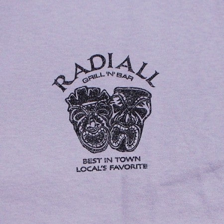 RADIALL　Tシャツ　"TWO FACE CREW NECK T-SHIRT S/S"　(Purple)