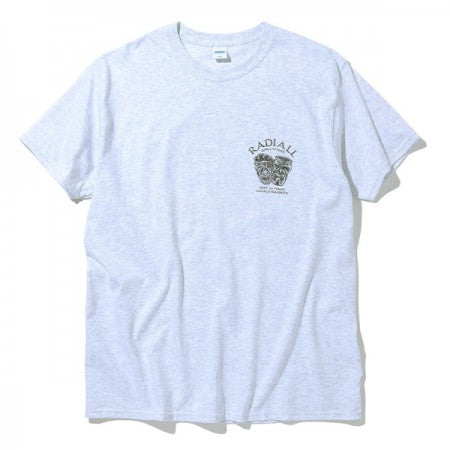 RADIALL　Tシャツ　"TWO FACE CREW NECK T-SHIRT S/S"　(Ash Gray)
