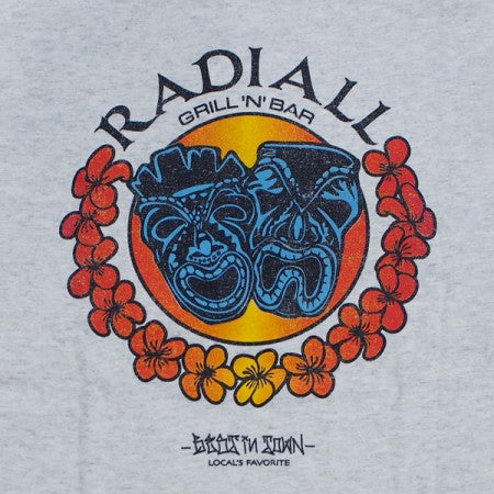 RADIALL　Tシャツ　"TWO FACE CREW NECK T-SHIRT S/S"　(Ash Gray)