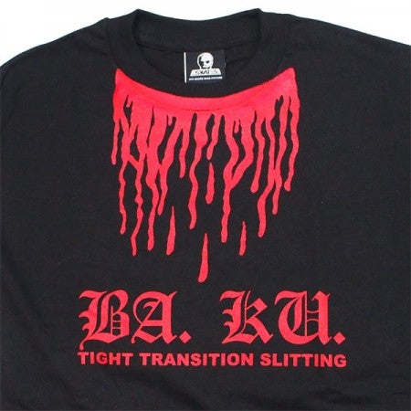 BARRIER KULT　"SLITTING Tシャツ"　(Black)