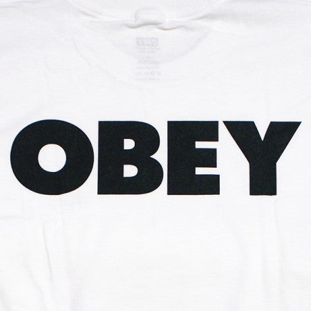OBEY　Tシャツ　"BOLD OBEY 2 CLASSIC TEE"　(White)