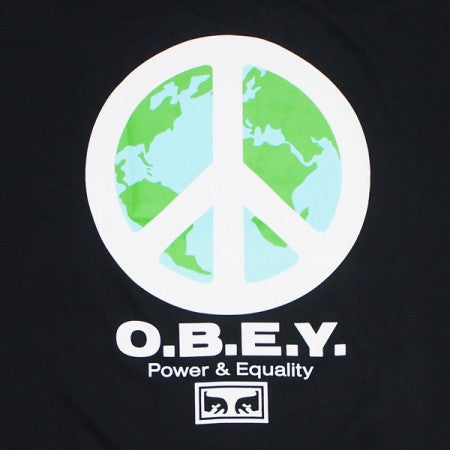 ★30%OFF★ OBEY　Tシャツ　"OBEY PEACE PUNK CLASSIC TEE"　(Black)