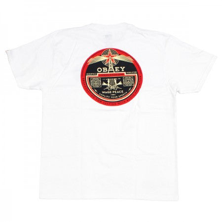 ★30%OFF★ OBEY　Tシャツ　"OBEY RADIO TOWER CLASSIC TEE"　(White)