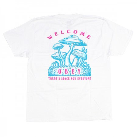 ★30%OFF★ OBEY　Tシャツ　"OBEY SPACE FOR EVERYONE CLASSIC TEE"　(White)