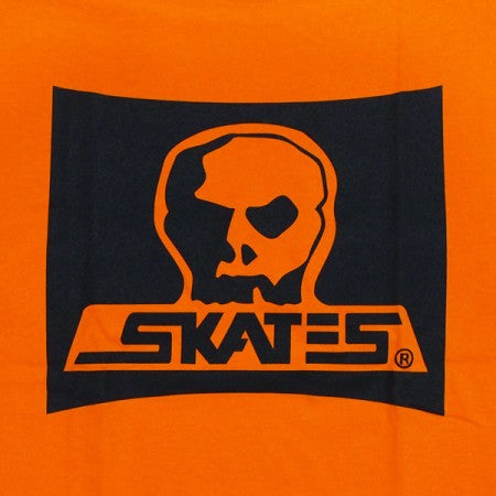 SKULL SKATES　"BURBS LOGO Tシャツ SUNSET ORANGE"　(Orange/Black) 限定カラー