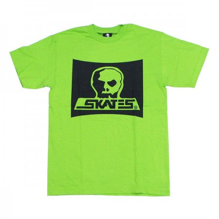 SKULL SKATES　"BURBS LOGO Tシャツ TOFINO GREEN"　(Green/Black) 限定カラー
