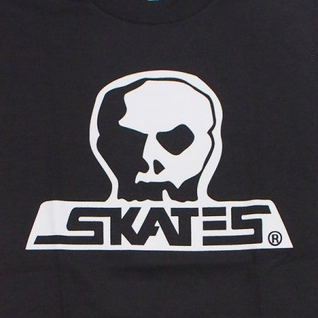 SKULL SKATES　"BURBS LOGO Tシャツ GRAY SCALE"　(Black/Gray) 限定カラー