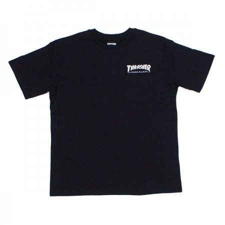 THRASHER　ポケットTシャツ　"HOMETOWN POCKET TEE"　(Black)