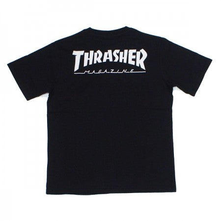 THRASHER　ポケットTシャツ　"HOMETOWN POCKET TEE"　(Black)