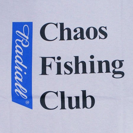 RADIALL × CHAOS FINSHING CLUB　Tシャツ　"BLUE HOURS CREW NECK T-SHIRT S/S"　(Purple)