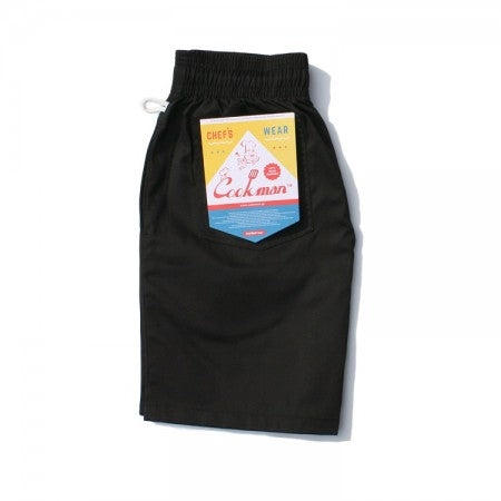 COOKMAN　ショーツ　"CHEF SHORT PANTS"　(Black)