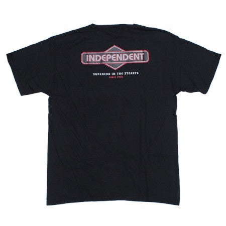 INDEPENDENT　Tシャツ　"DIAMOND GROUNDWORK TEE"　(Pigment Black)