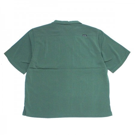 seedleSs　S/Sシャツ　"SD STRIPE 50'S ROCK OVER SIZE SHIRTS"　(Green)