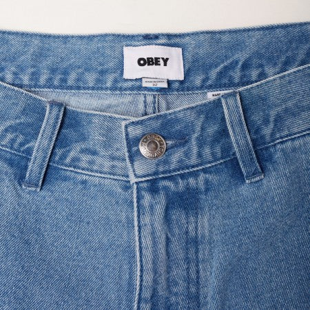 OBEY　パンツ　"HARDWORK CARPENTER DENIM PANT"　(Light Indigo)