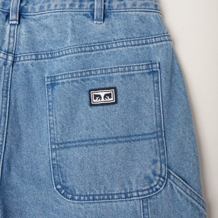 OBEY　パンツ　"HARDWORK CARPENTER DENIM PANT"　(Light Indigo)