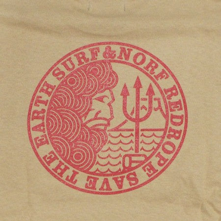 redrope　コラボTシャツ　"SURF&NORF × redrope S/S TEE"　(Tan)