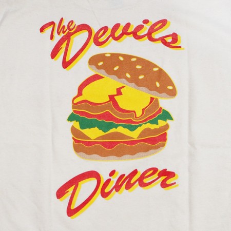 Deviluse　Tシャツ　"DEVIL'S DINER TEE"　(Natural)