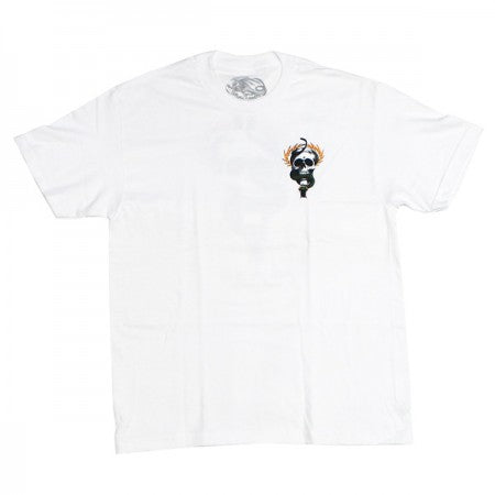 POWELL　Tシャツ　"MIKE MCGILL SKULL & SNAKE TEE"　(White)