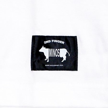 MINOS　1周年記念Tシャツ　"MINOSKUN TEE"　(White)
