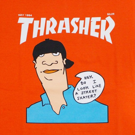 THRASHER　Tシャツ　"MAY 1994 GONZ COVER TEE"　(C.Orange)