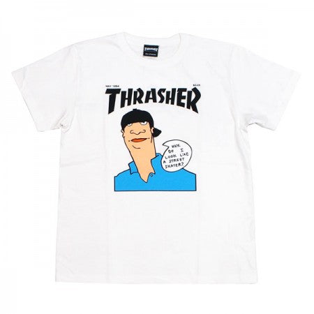 THRASHER　Tシャツ　"MAY 1994 GONZ COVER TEE"　(White)